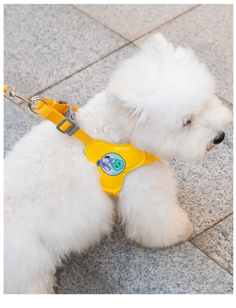 2026 New X-Shape Dog Harness & Leash Set - No-Choke Reflective Step-In Vest Harness for Small & Medium Dogs