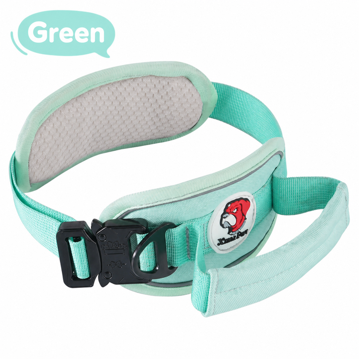 Tactical Dog Collar with Control Handle - Heavy-Duty Padded Training Collar for Medium & Large Dogs