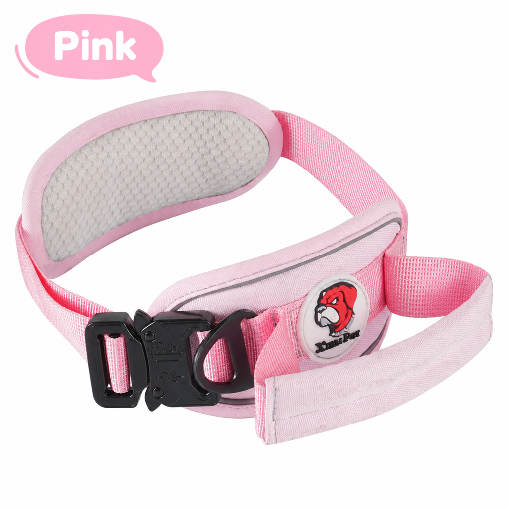 Tactical Dog Collar with Control Handle - Heavy-Duty Padded Training Collar for Medium & Large Dogs