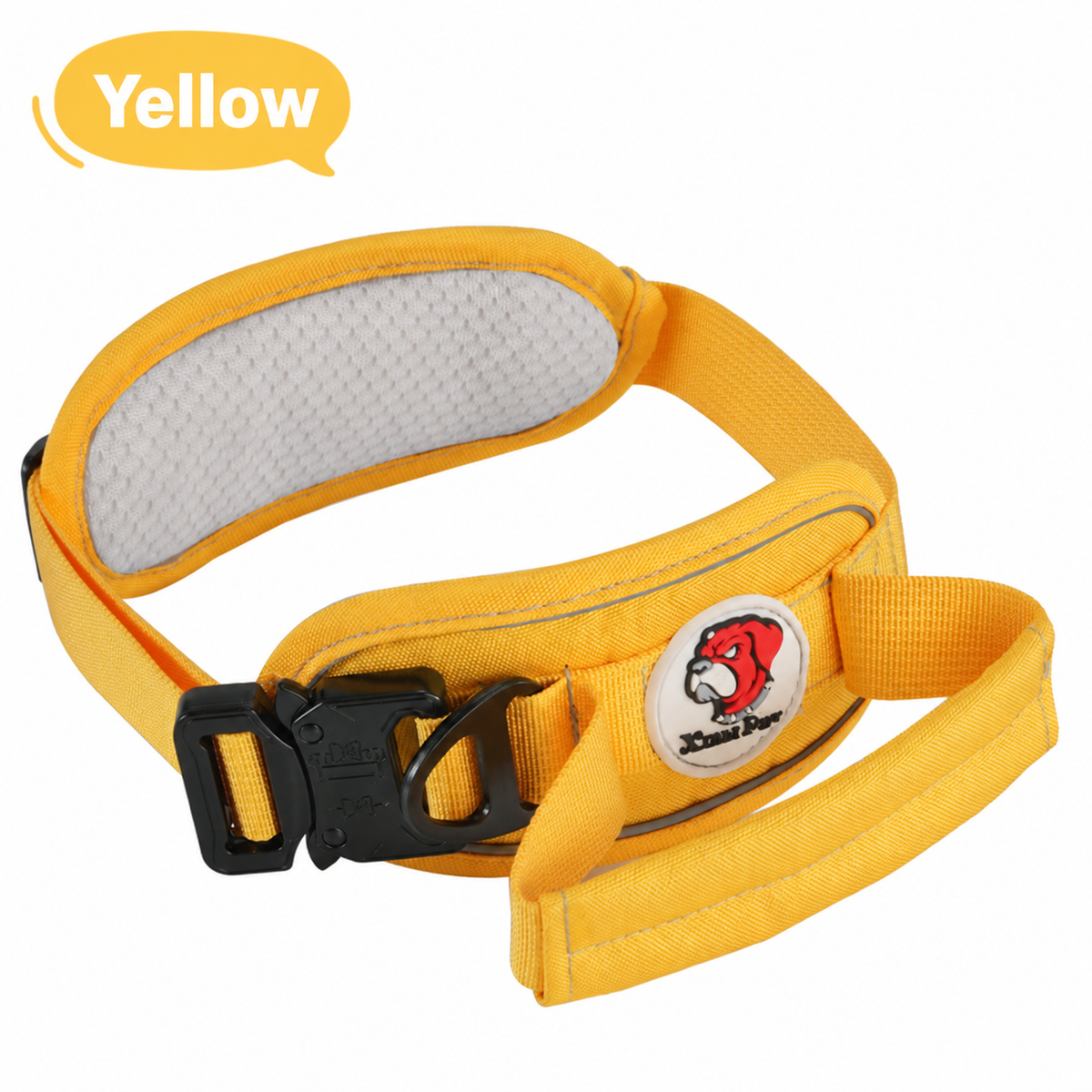 Tactical Dog Collar with Control Handle - Heavy-Duty Padded Training Collar for Medium & Large Dogs