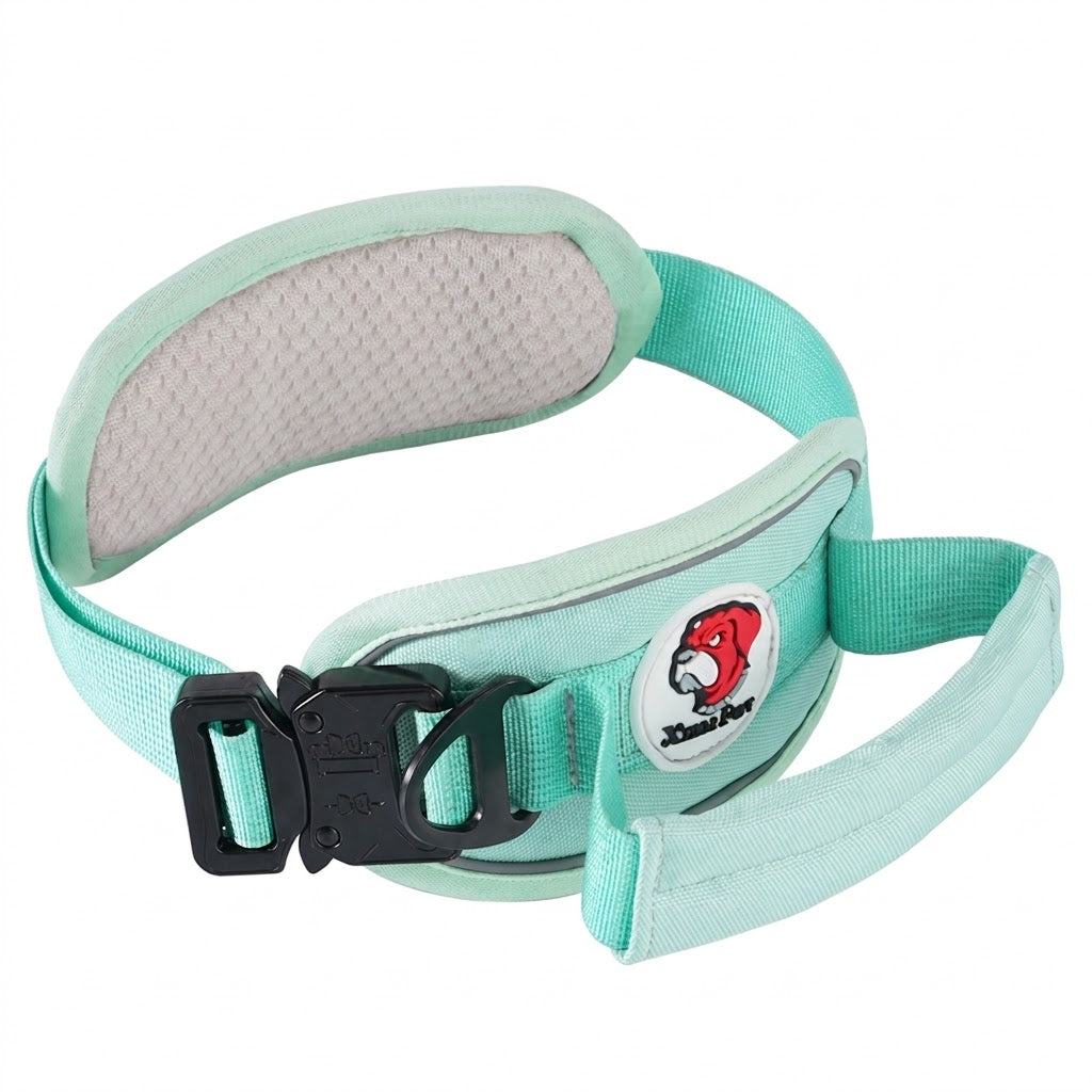 Tactical Dog Collar with Control Handle - Heavy-Duty Padded Training Collar for Medium & Large Dogs
